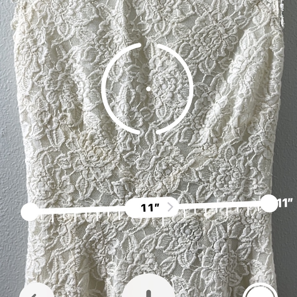 Reformation Cream Lace Mini Dress - Picture 8 of 10